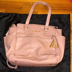 White Elm Pink Tote Bag